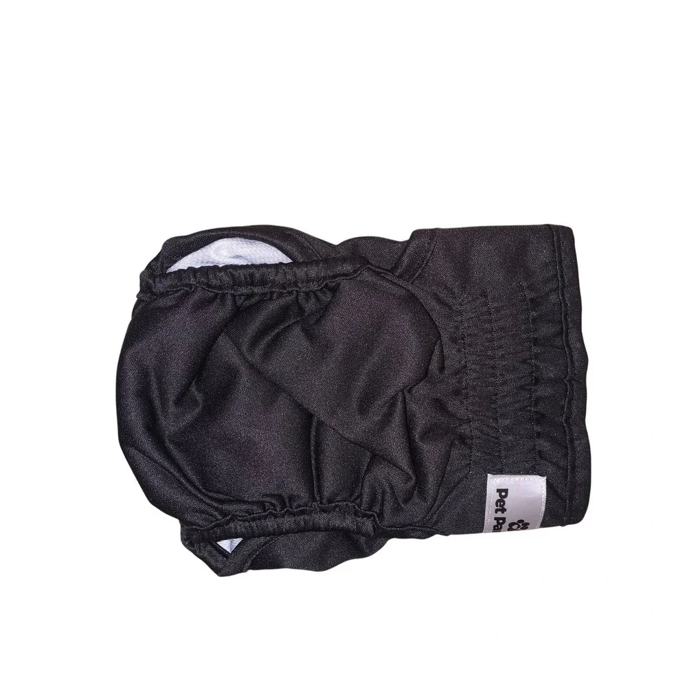 Pet Parents Washable Dog Diapers (3-Pack) Small Black Sustainable